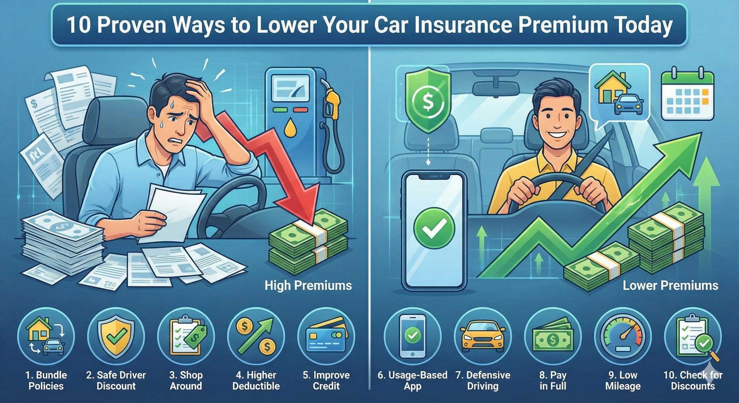 10 Proven Ways to Lower Your Car Insurance Premium Today